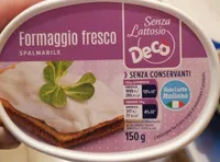 Formaggio fresco senza lattosio