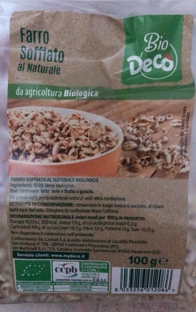 Farro soffiato