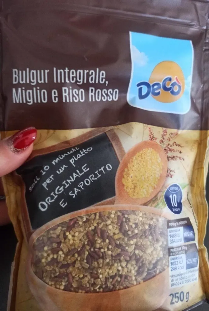 Bulgur Integrale, Miglio e Riso Rosso