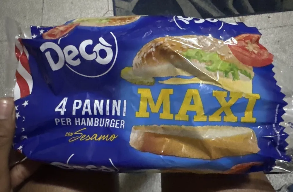 Panini per maxi Hamburger