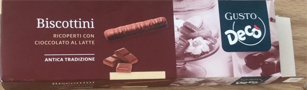 Biscottini Ricoperti con Cioccolato al Latte