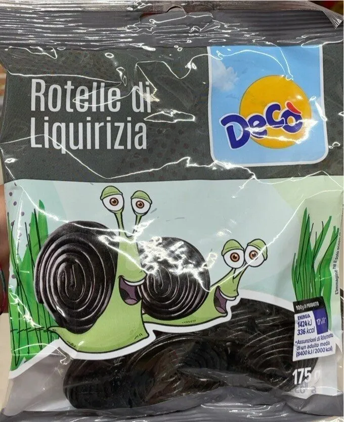 Rotelle di liquirizia