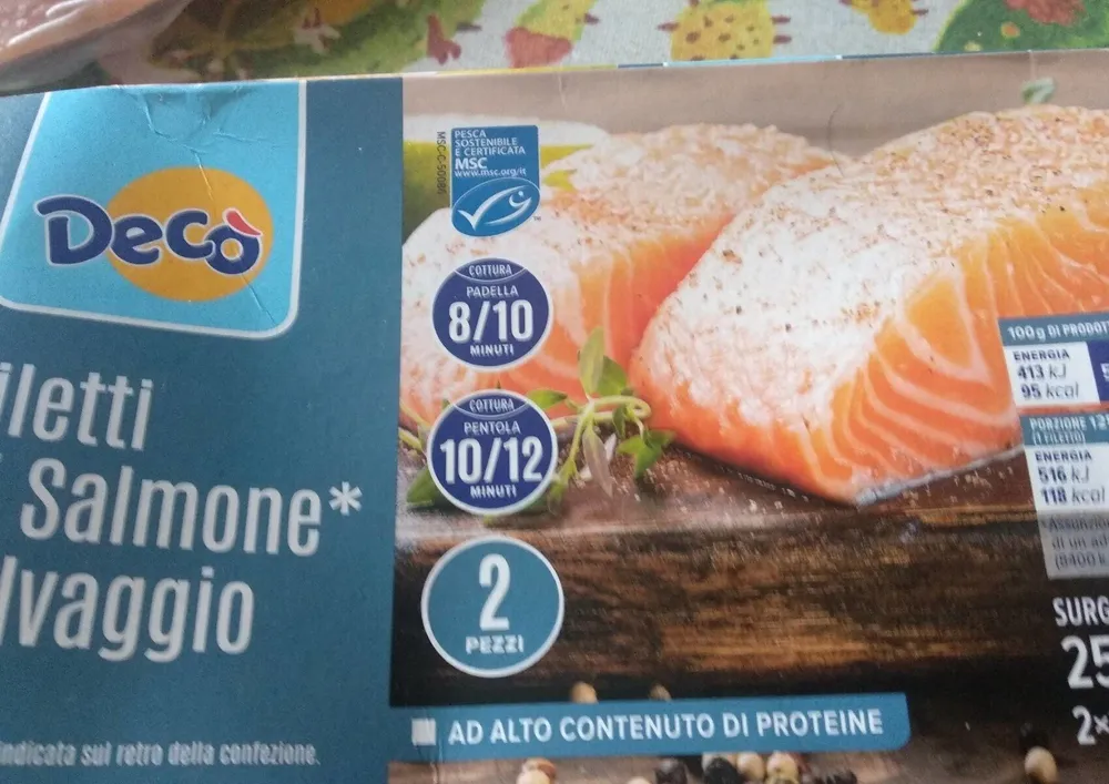Filetti di salmone selvaggio