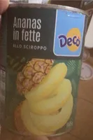 Ananas in fette allo sciroppo