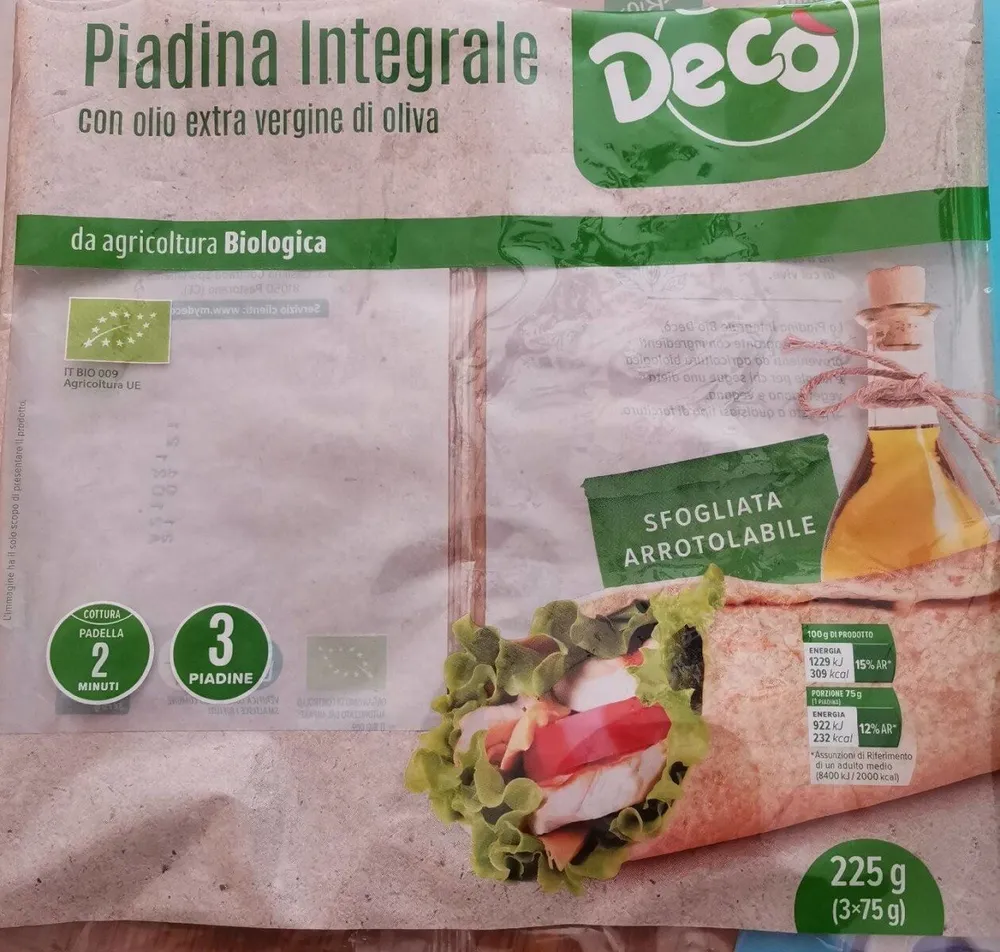 Piadina integrale