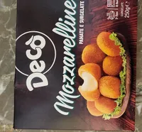 Mozzarelline panate e surgelate