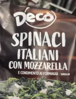 Spinaci italiani con mozzarella