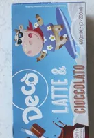 Succo latte e cioccolato