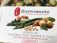 Zuppa cicoria patate ceci