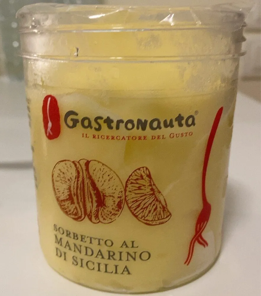Sorbetto al mandarino di sicilia