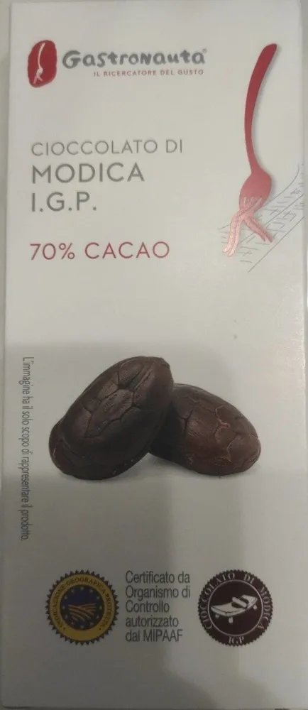 Cioccolato di Modica IGP 70% cacao