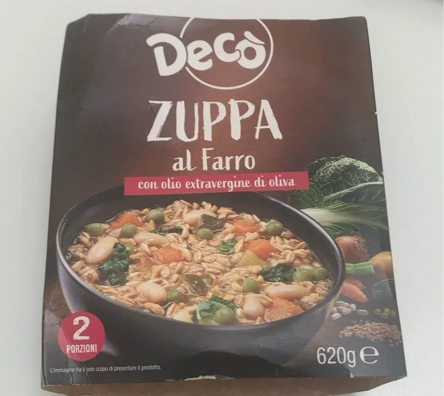 Zuppa al farro con olio extravergine d’oliva