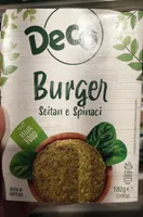 Burger seitan e spinaci