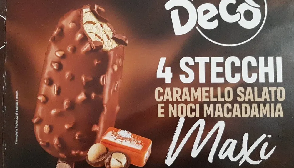 4 stecchi caramello salato e noci macadamia