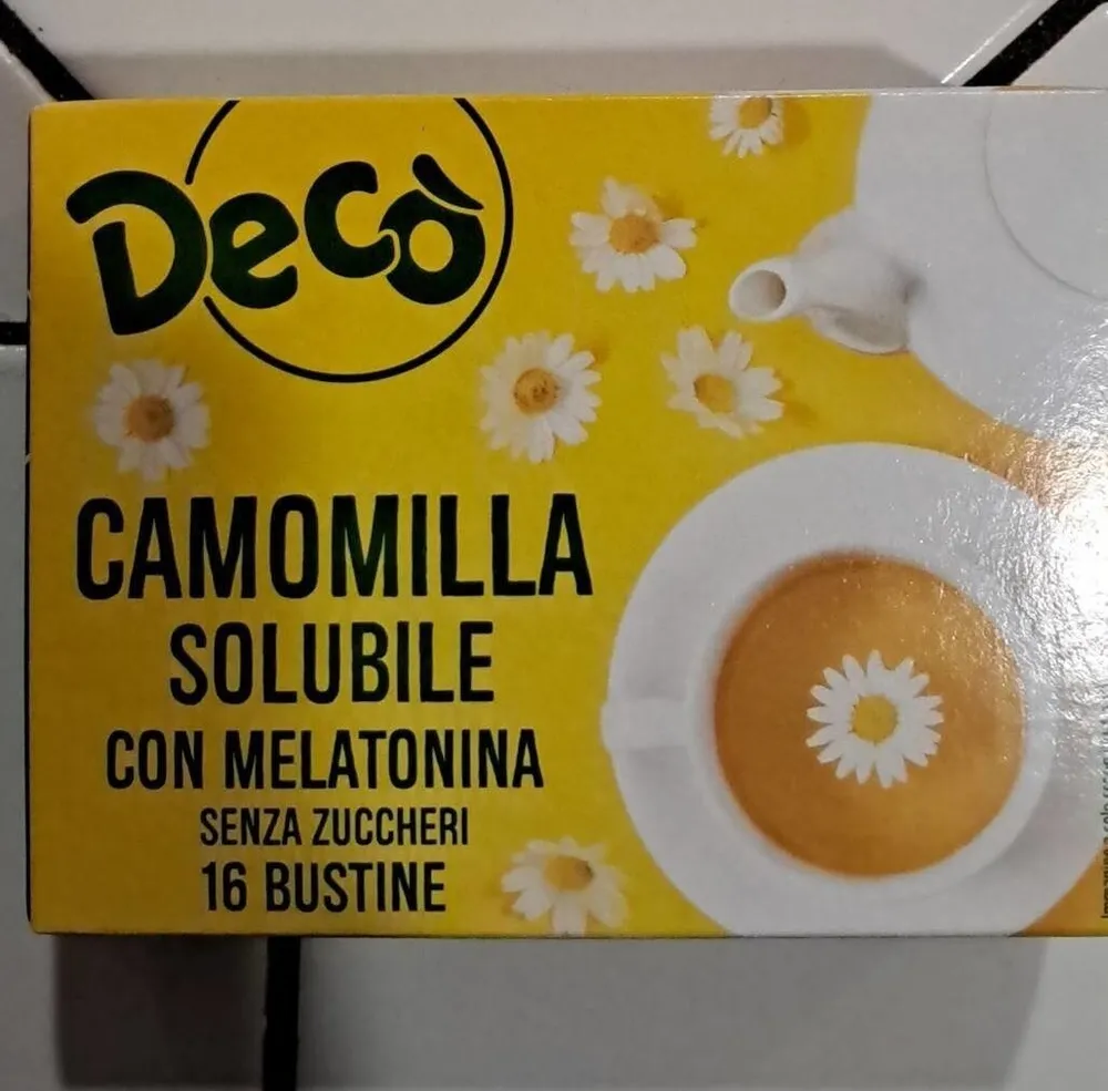 Camomilla solubile con melatonina