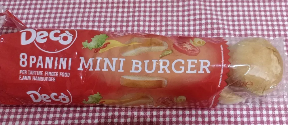 Panini mini burger