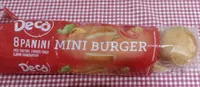 Panini mini burger
