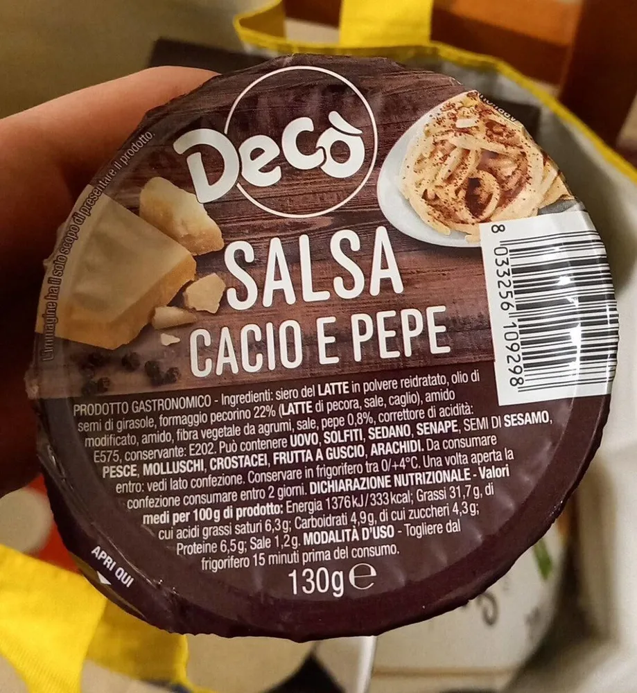 SALSA Cacio e Pepe