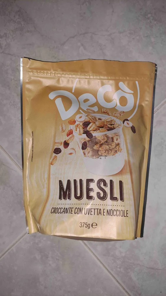 Muesli Croccante con Uvetta e Nocciole