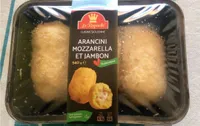 Arancini mozzarella et jambon
