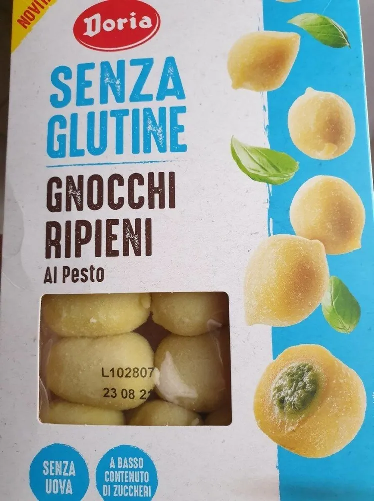Gnocchi ripieni al pesto senza glutine