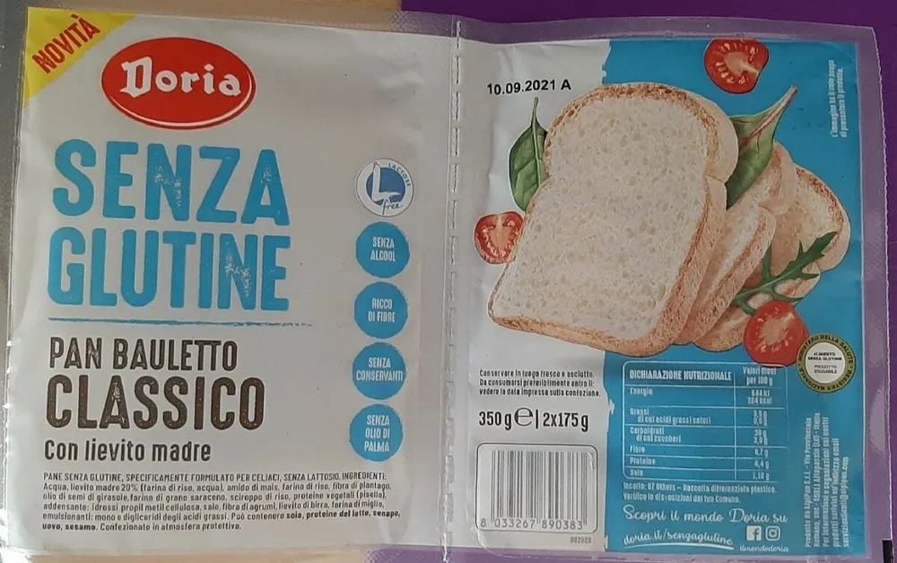 Pan bauletto classico con lievito madre