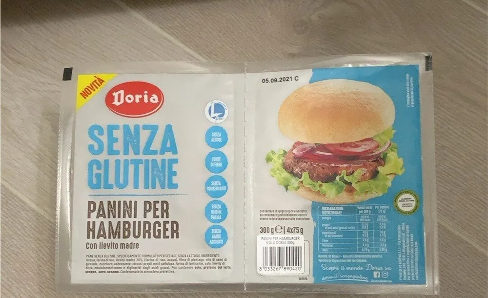 Panino hamburger senza glutine