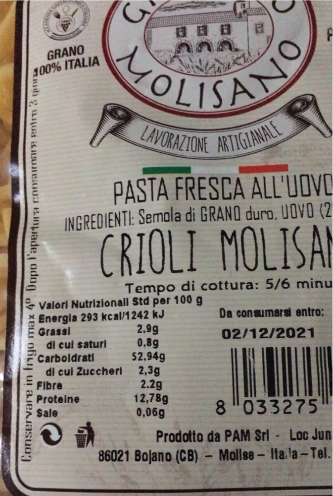 Crioli molisani