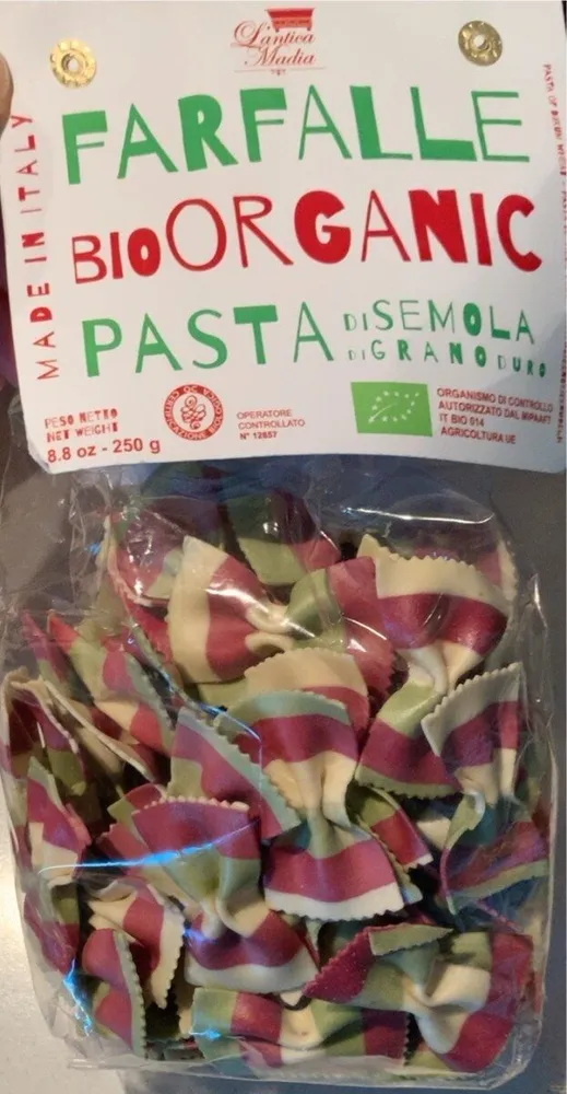 Pasta bio organic di semola di grano diro