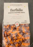 Farfalle zucca e carota nera