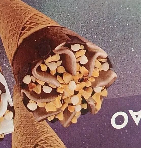 Mini coni panna cacao