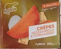 Crêpes mozzarella e formaggio