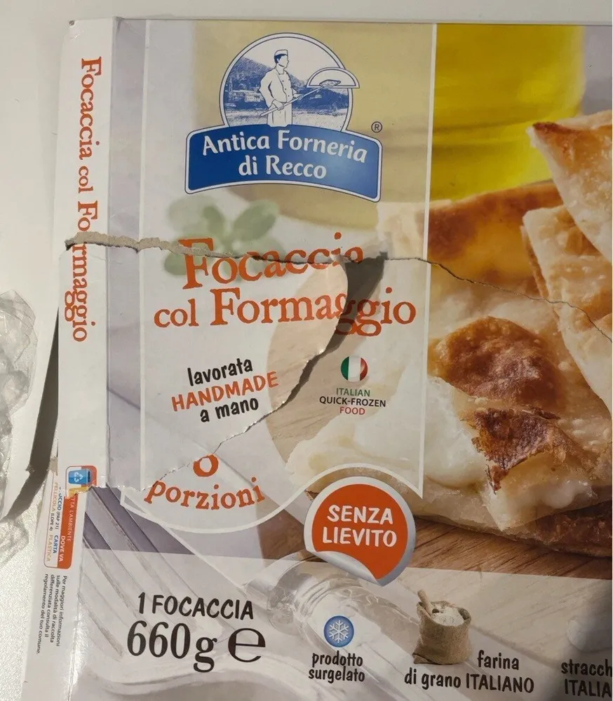 Focaccia col formaggio
