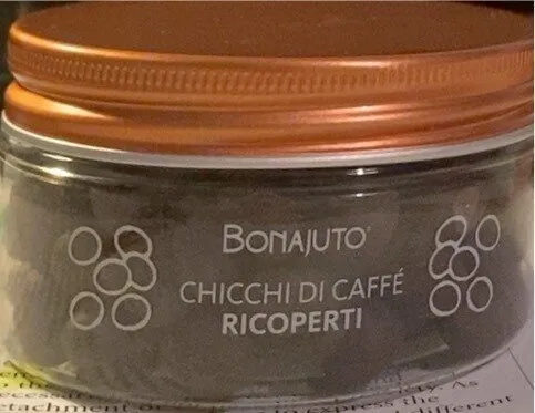 chicchi di caffe ricoperti