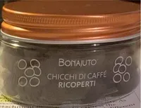chicchi di caffe ricoperti