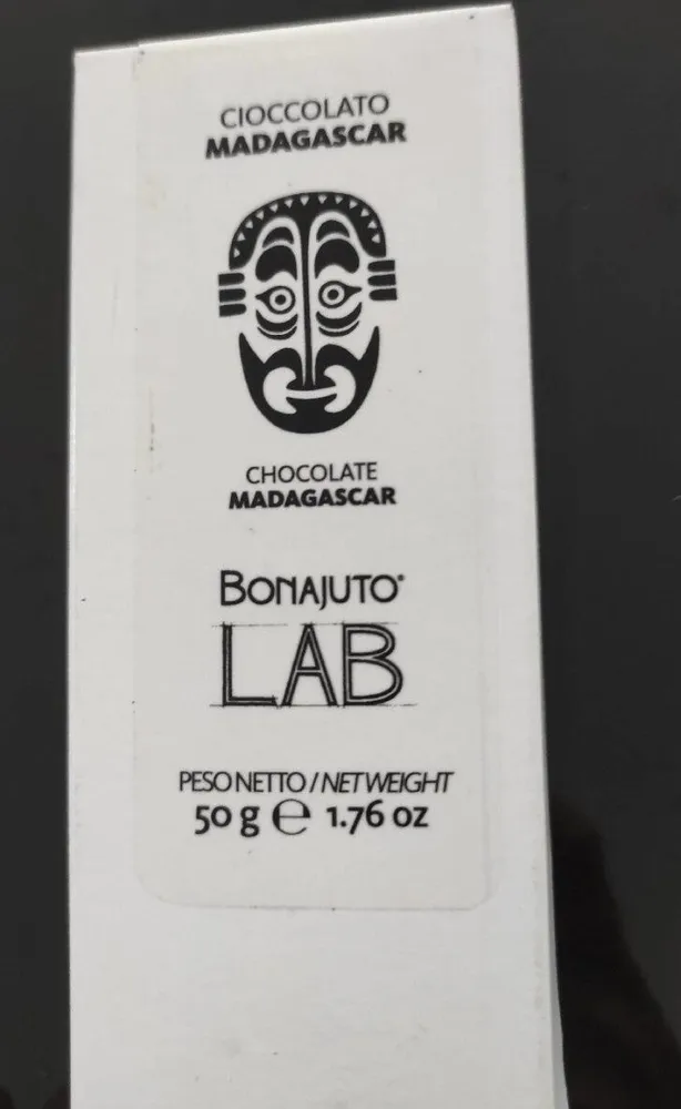 CIOCCOLATO CHOCOLATE BONAJUTO PESO NETTO/NET WEIGH