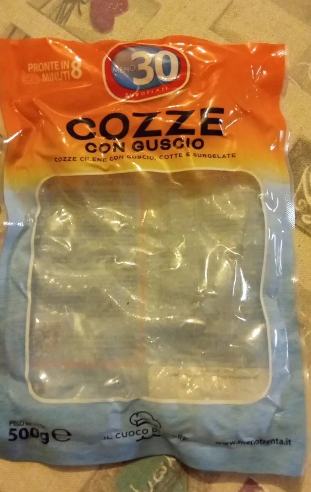 Cozze con guscio
