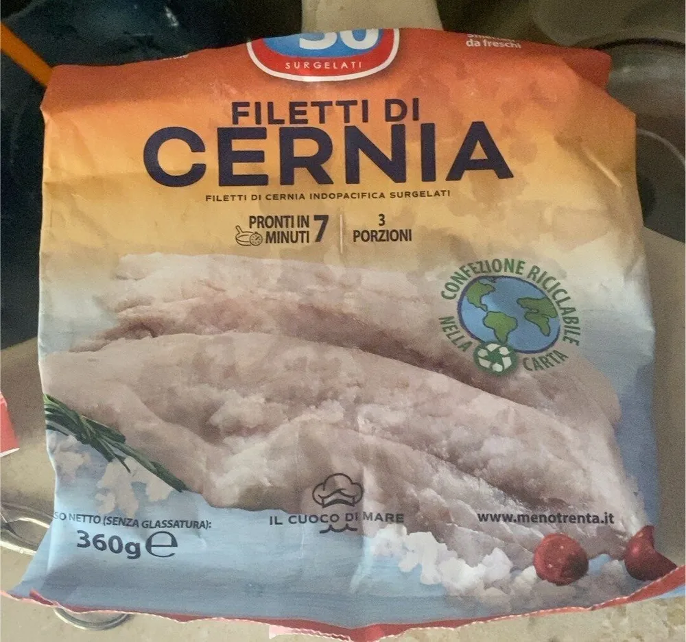 Filetti di cernia