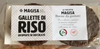 Gallette di riso ricoperte di cioccolato