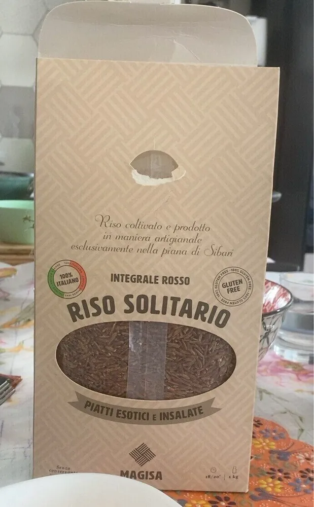 integrale rosso riso solitario