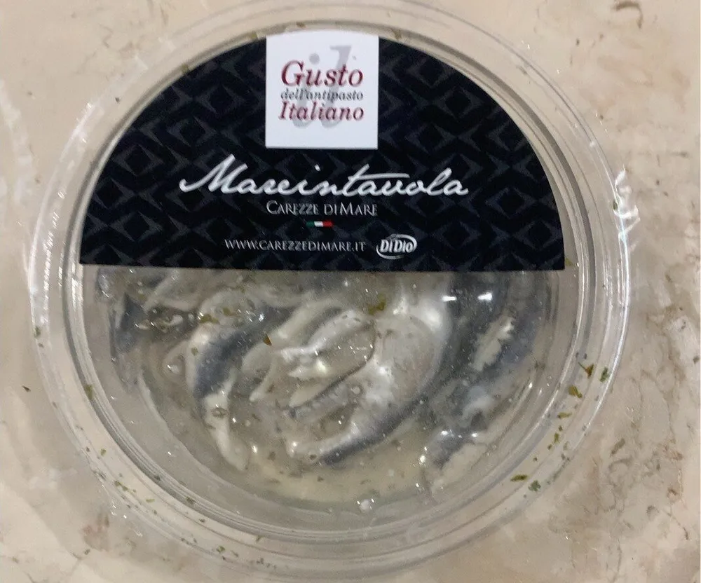 Filetti di alici marinate