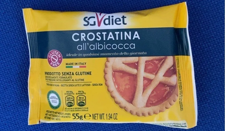 Crostatina all’albicocca senza glutine