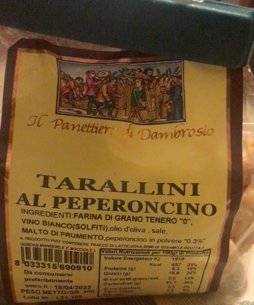 Tarallini al peperoncino