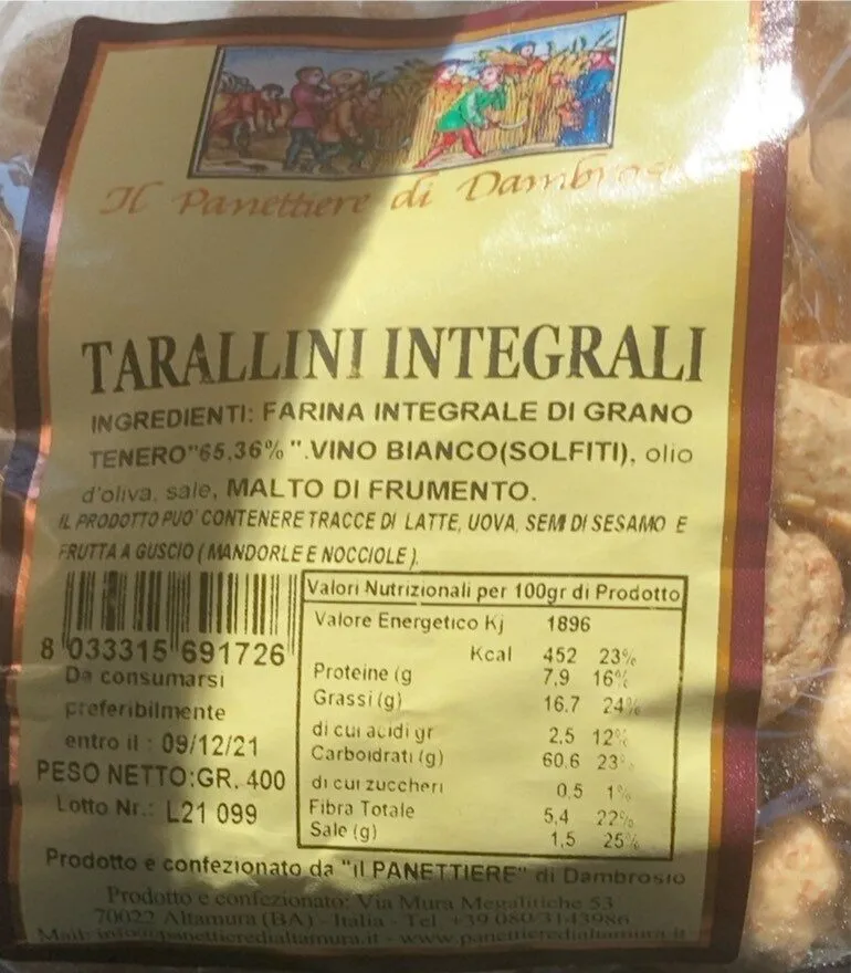 Tarallini Integrali