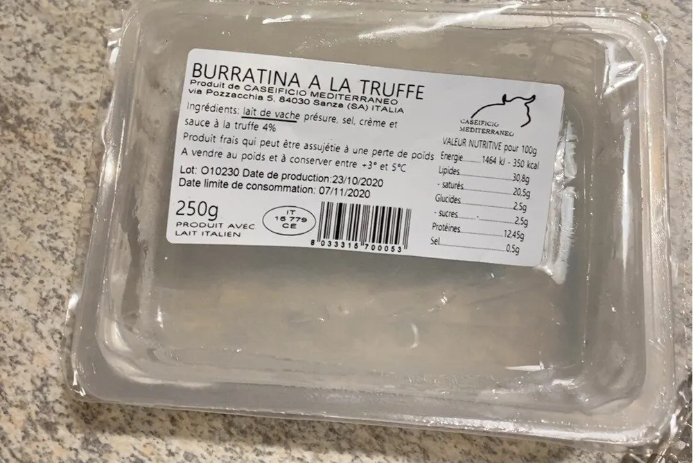 Burratina à la truffe
