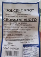 Croissant vuoto