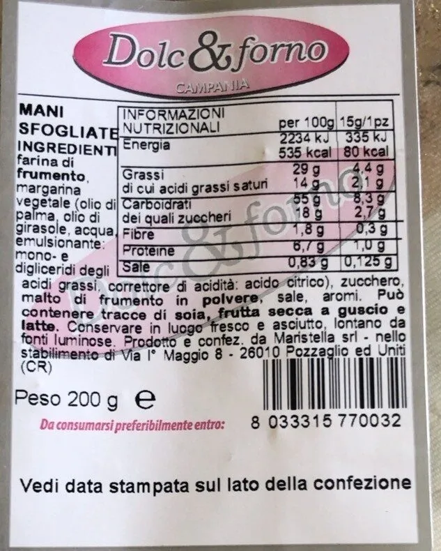 Mani sfogliate