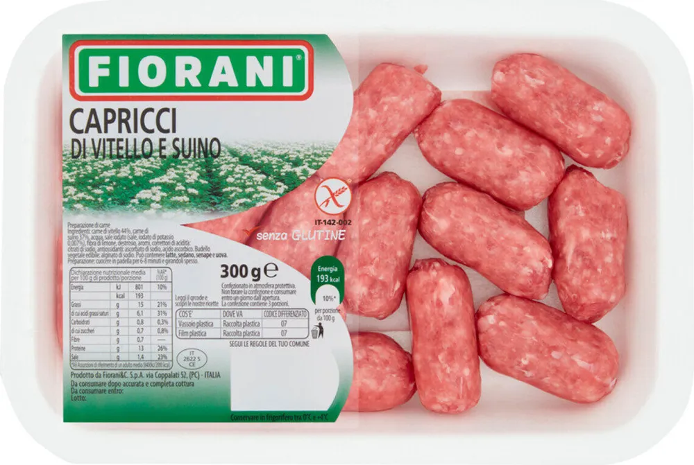 Capricci di vitello e suino