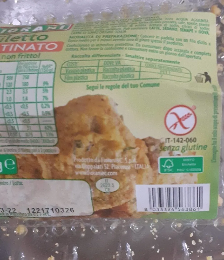 fiorati filetto gratinato