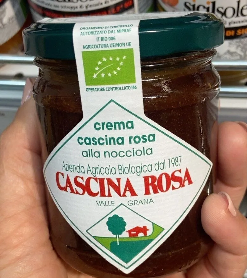 Crema cascina risa alla nocciola